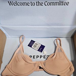 NWT Pepper Classic All You Bra in Sienna Rose 32AA